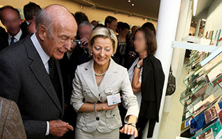 Nadège Mougel et Valéry Giscard d'Estaing